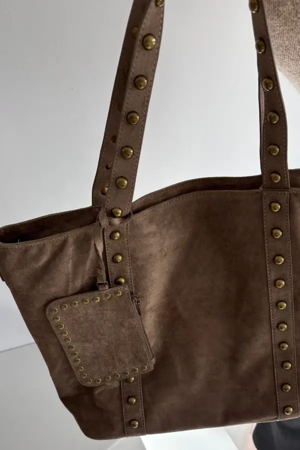 Boto Ženska torbica z okraski bež Kynelle