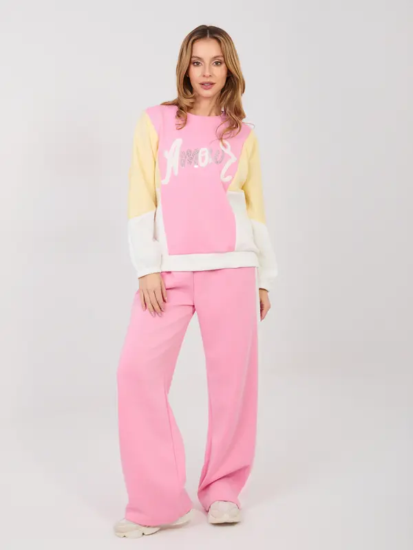 RUE PARIS Ženska trenirka v roza barvi