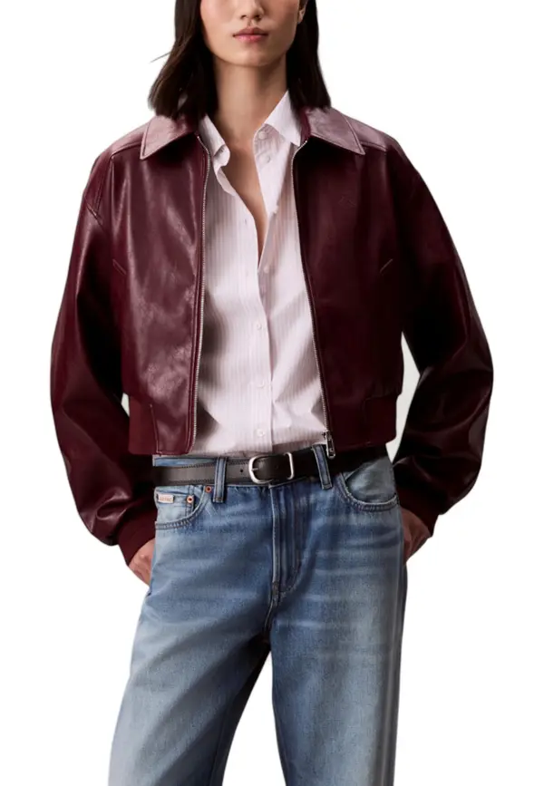 Calvin Klein Ženska usnjena jakna Calvin Klein