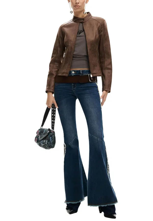 DESIGUAL Ženska usnjena jakna Desigual