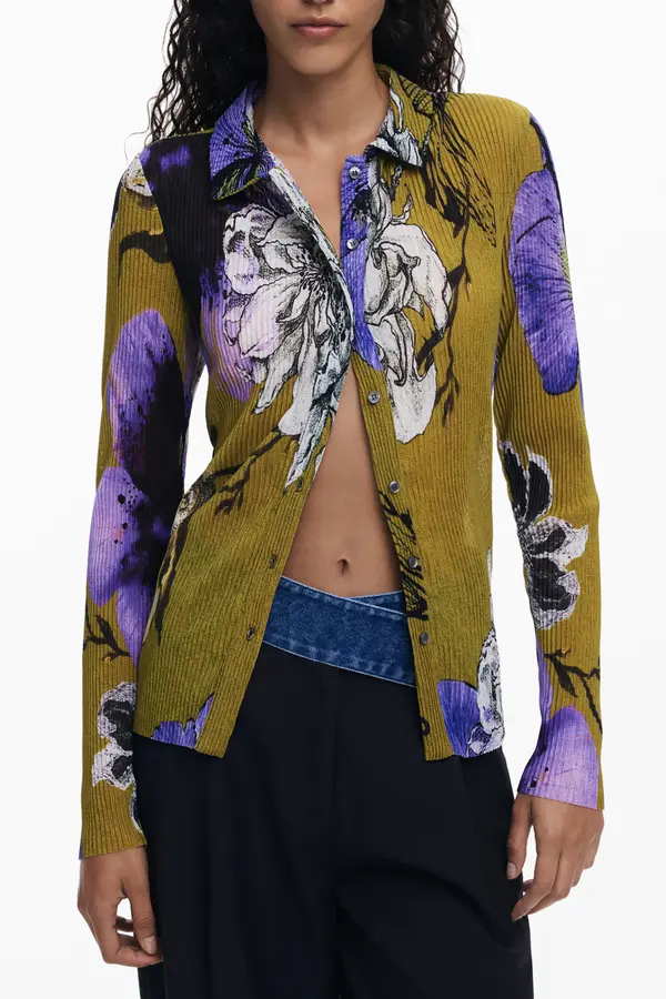 DESIGUAL Ženska vzorčasta srajca Desigual