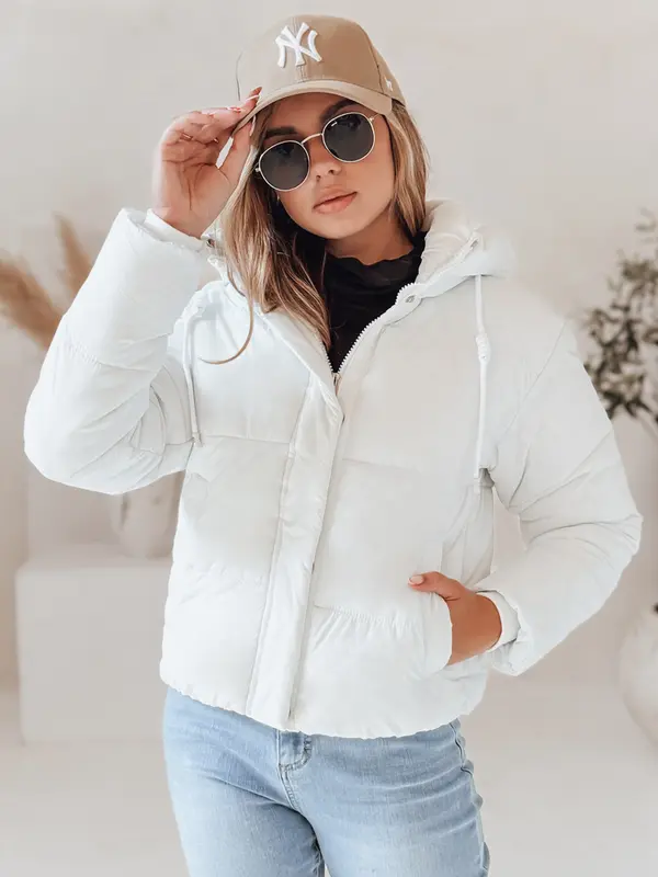 DStreet Ženska zimska jakna SNOWLIKE bela