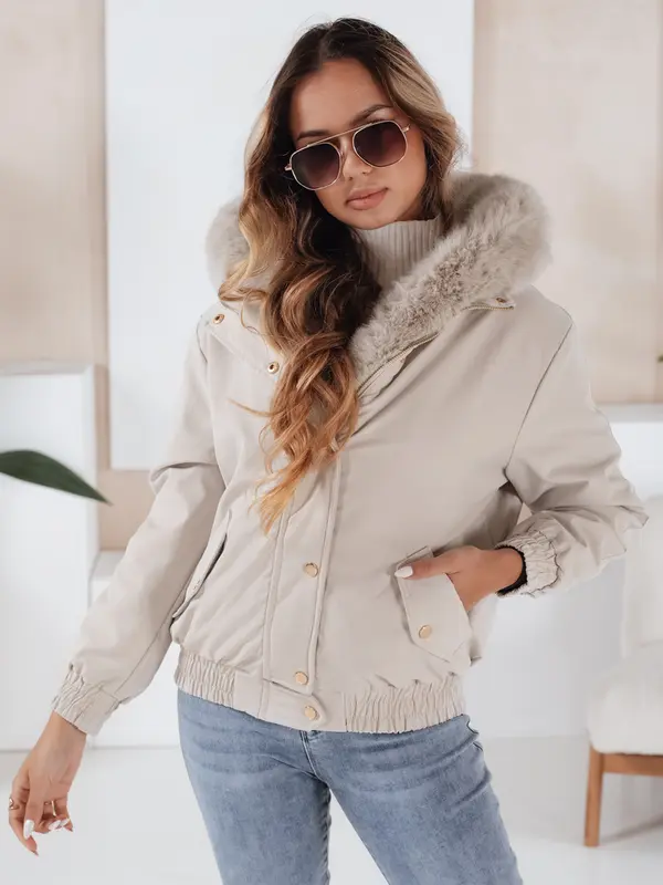 DStreet Ženska zimska jakna VESSADA s krznom