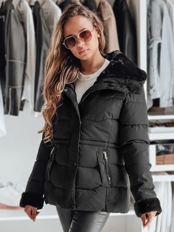 DStreet Ženska zimska jakna WINTERGIRL črna