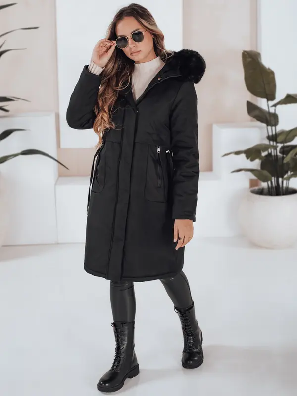 DStreet Ženska zimska parka FERNAYA črna