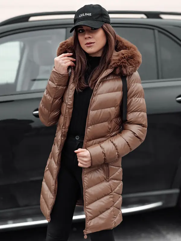 DStreet Ženska zimska prešita jakna CRYSTAL