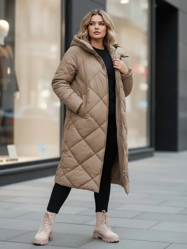 DStreet Ženska zimska prešita jakna FEMACOAT