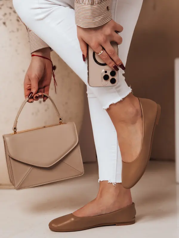 DStreet Ženske balerinke FRLINE kaki