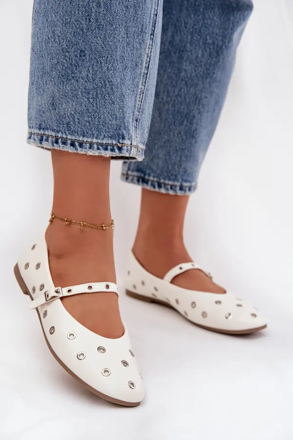 Boto Ženske balerinke s srebrnim elementom