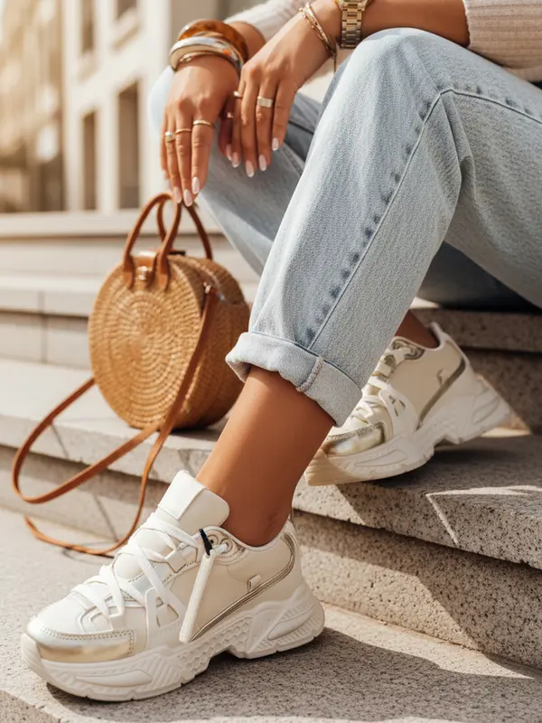 DStreet Ženske bež superge Dstreet