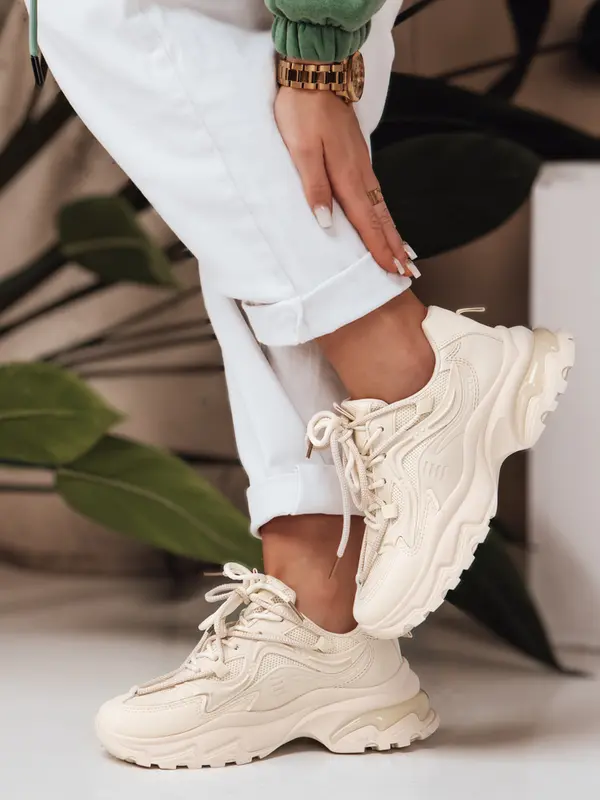 DStreet Ženske bež superge LUXTRAIL