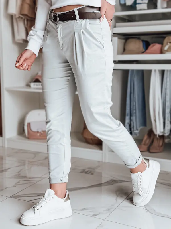 DStreet Ženske chino hlače MODELA s pasom