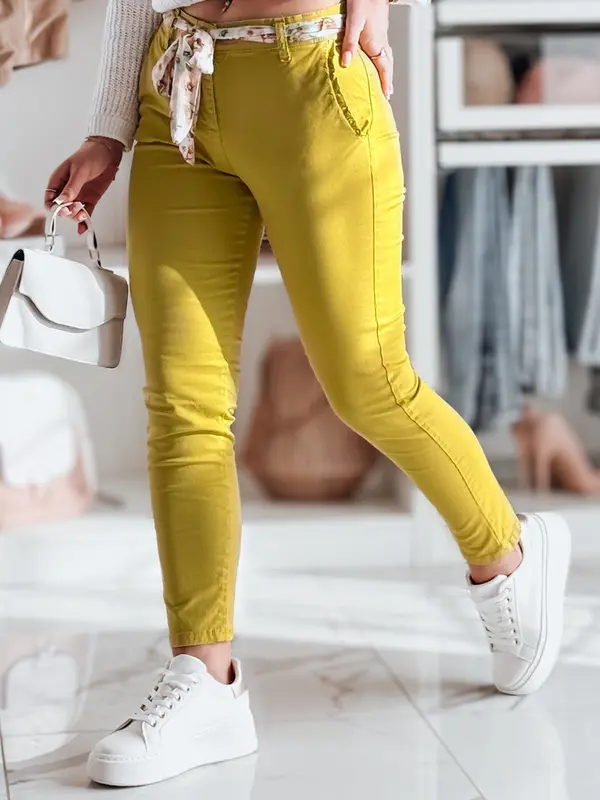 DStreet Ženske chino hlače ROSSALI s pasom