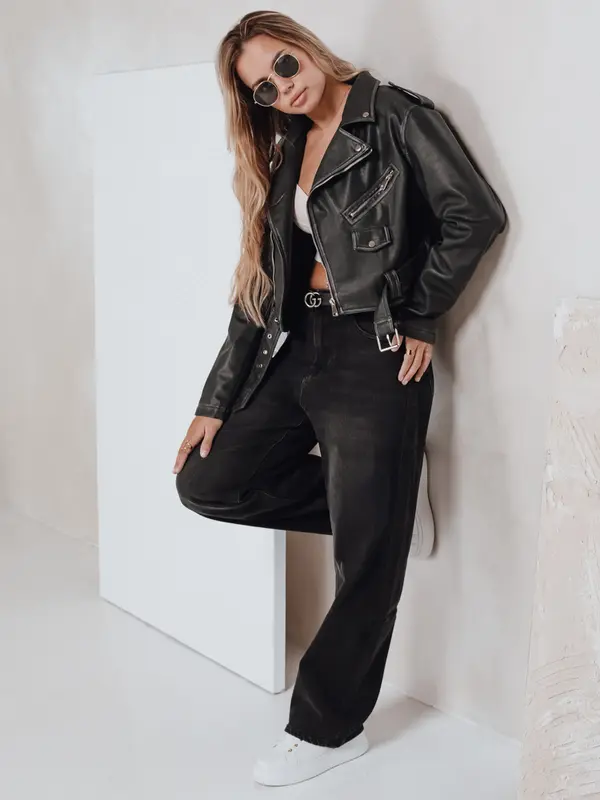 DStreet Ženske črne kavbojke balonskega kroja