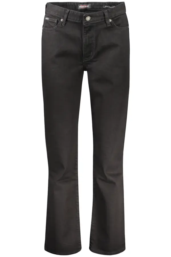 GUESS JEANS Ženske črne kavbojke GUESS