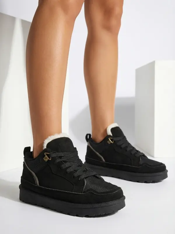 Resti Ženske črne semiš superge