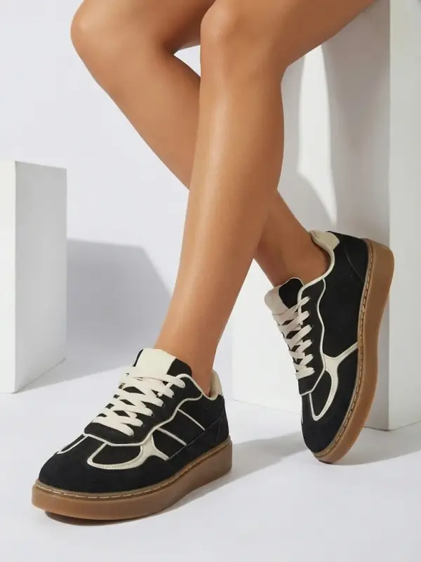 Resti Ženske ekološke športne superge Flora Black