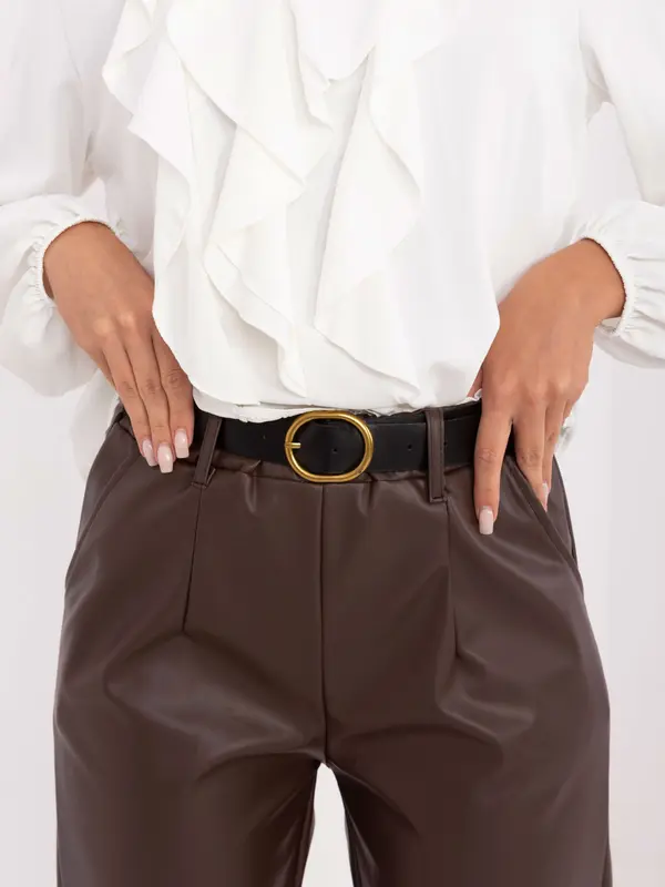 RUE PARIS Ženske enobarvne hlače