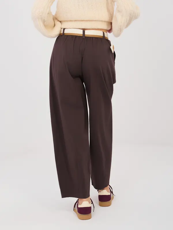 Italy Moda Ženske enobarvne hlače