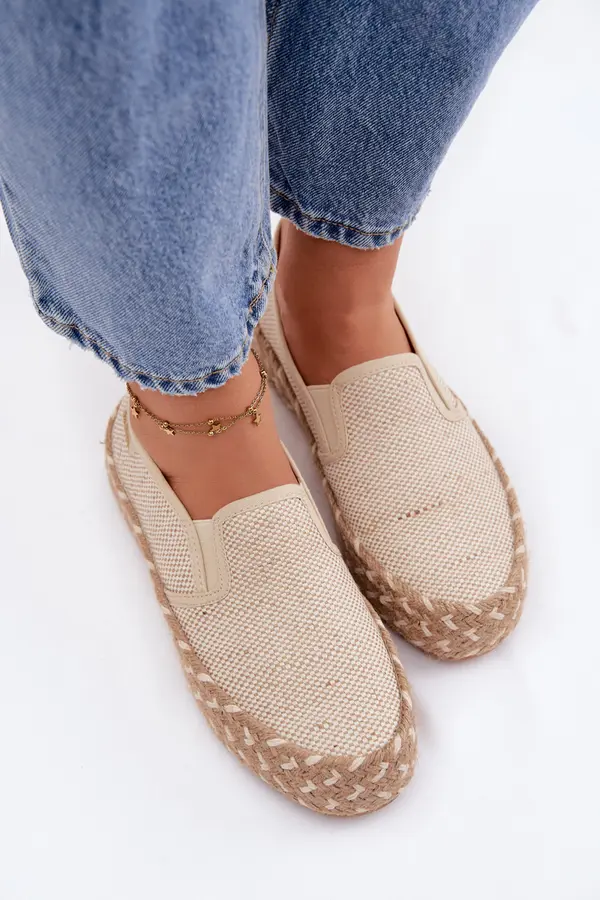 Lee Cooper Ženske espadrile s platformo in pletenimi detajli