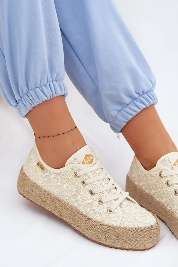 Lee Cooper Ženske espadrile s platformo znamke Lee Cooper