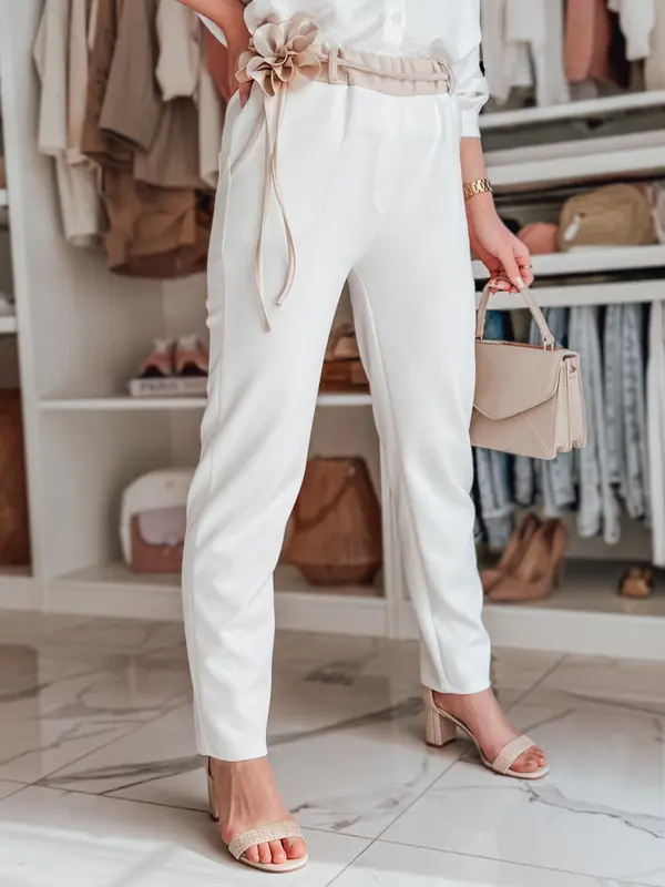 DStreet Ženske hlače LEGISSA ecru