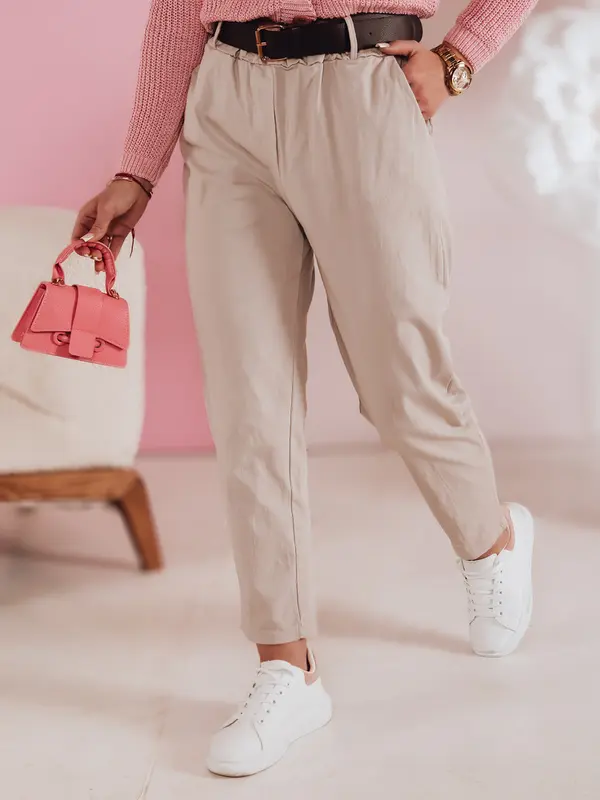 DStreet Ženske hlače SOFELIA s pasom