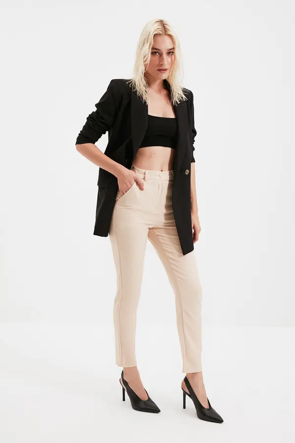 Trendyol Ženske hlače Trendyol Basic