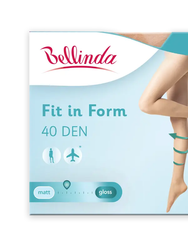 Bellinda Ženske hlačne nogavice Bellinda FIT IN FORM 40 DEN