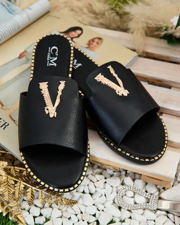 Resti Ženske japonke iz eko usnja Resti Royalfashion