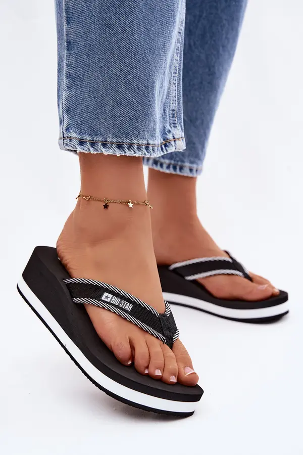 BIG STAR SHOES Ženske japonke s platformo BIG STAR SHOES