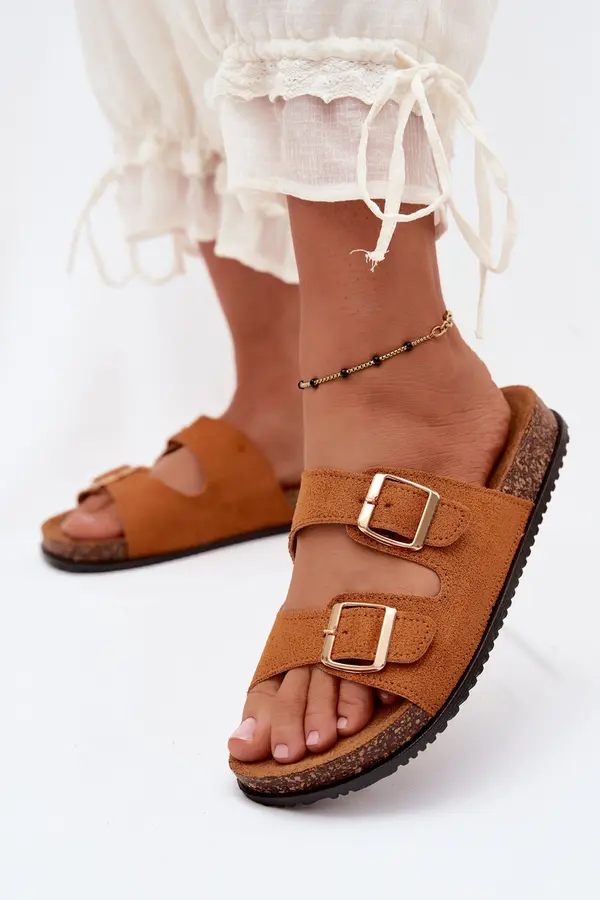 Boto Ženske japonke z zaponkami Camel Brigid