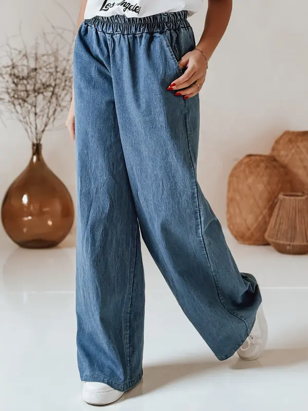 DStreet Ženske kavbojke DENIMJOY granatno zelene