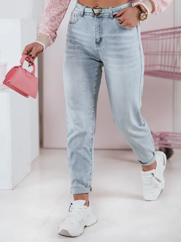 DStreet Ženske kavbojke mom fit LOVENOVA