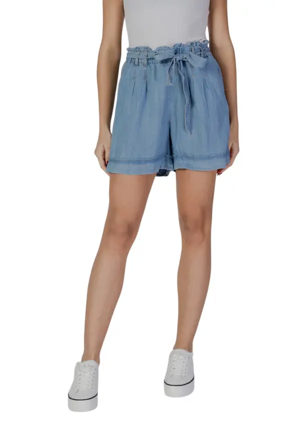 B.young Ženske kratke hlače iz liocela z visokim pasom