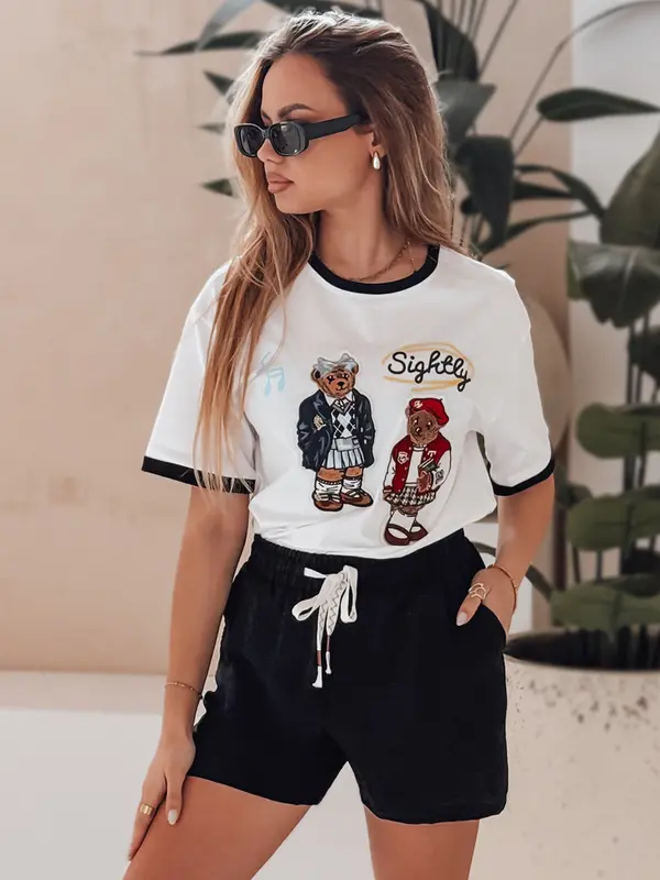 DStreet Ženske kratke hlače NOT TOMORROW črne