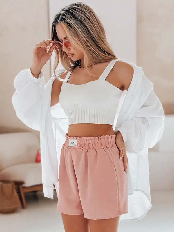 DStreet Ženske kratke hlače OWN STYLE roza