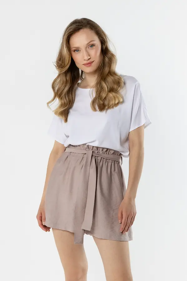 Awama Ženske kratke hlače z visokim pasom A765