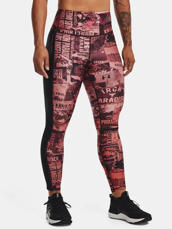 Under Armour Ženske legice z vzorcem Under Armour UA Project Rock