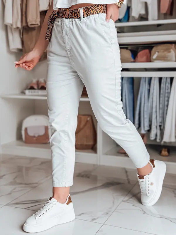 DStreet Ženske ležerne hlače s pasom MADELINA