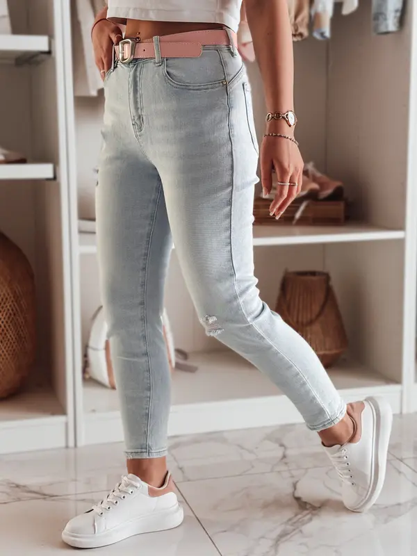 DStreet Ženske ozke kavbojke z visokim pasom