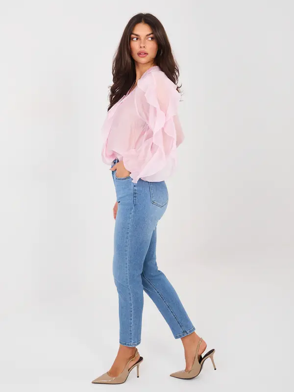 Factory Price Ženske ravne kavbojke modre barve