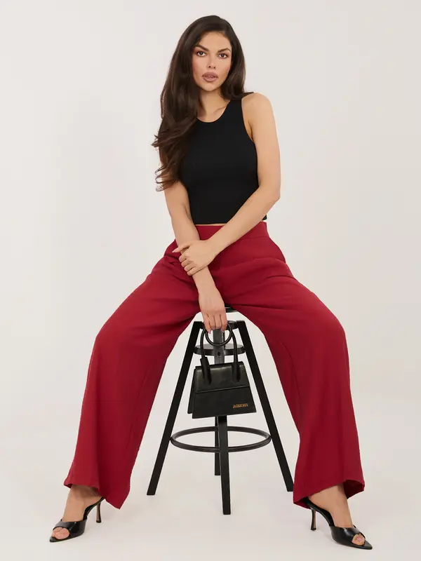 Sublevel Ženske rdeče poletne hlače