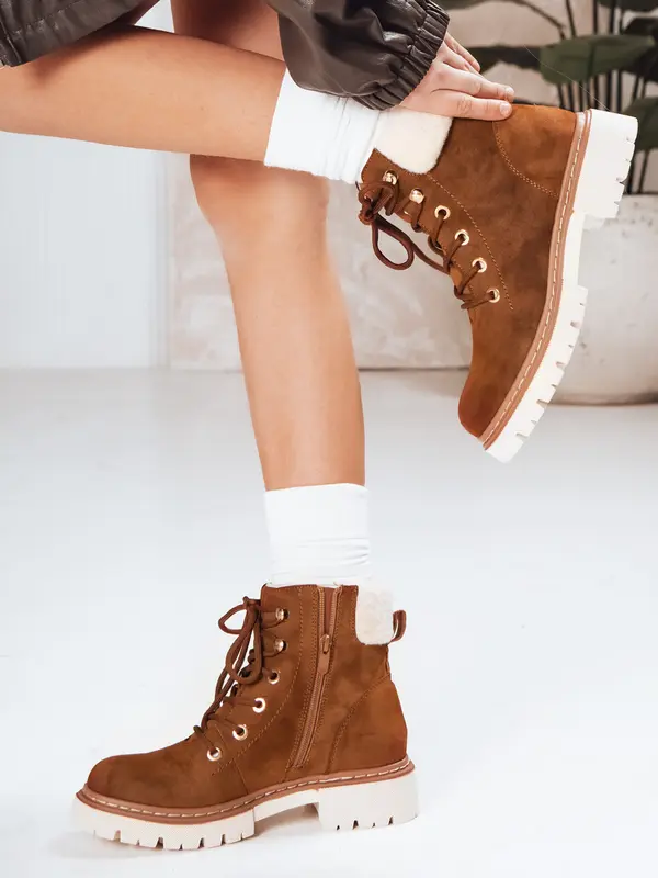 DStreet Ženske rjave delovne hlače