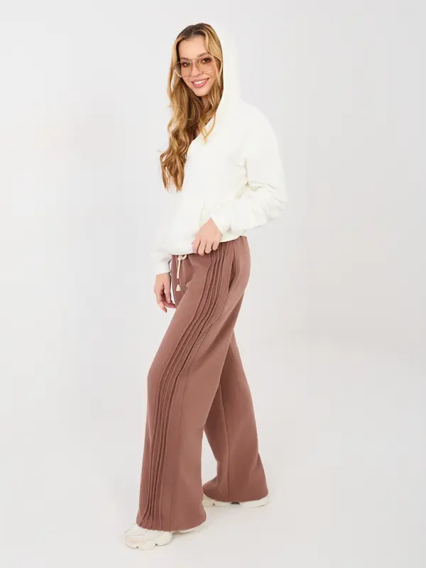 Factory Price Ženske rjave trenirke s kapuco