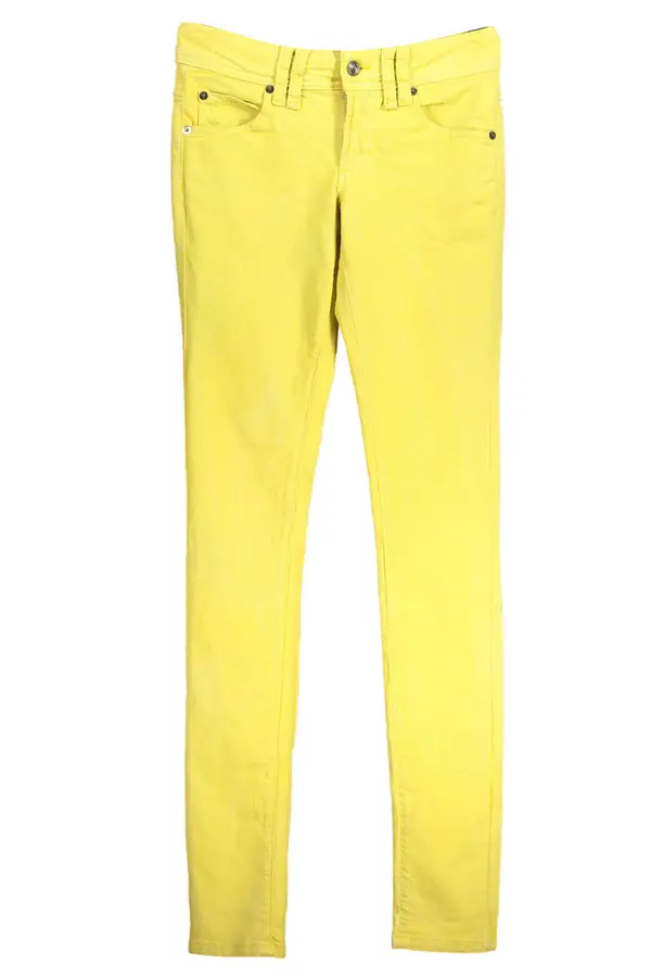 JOHN GALLIANO Ženske rumene ozke kavbojke znamke John Galliano