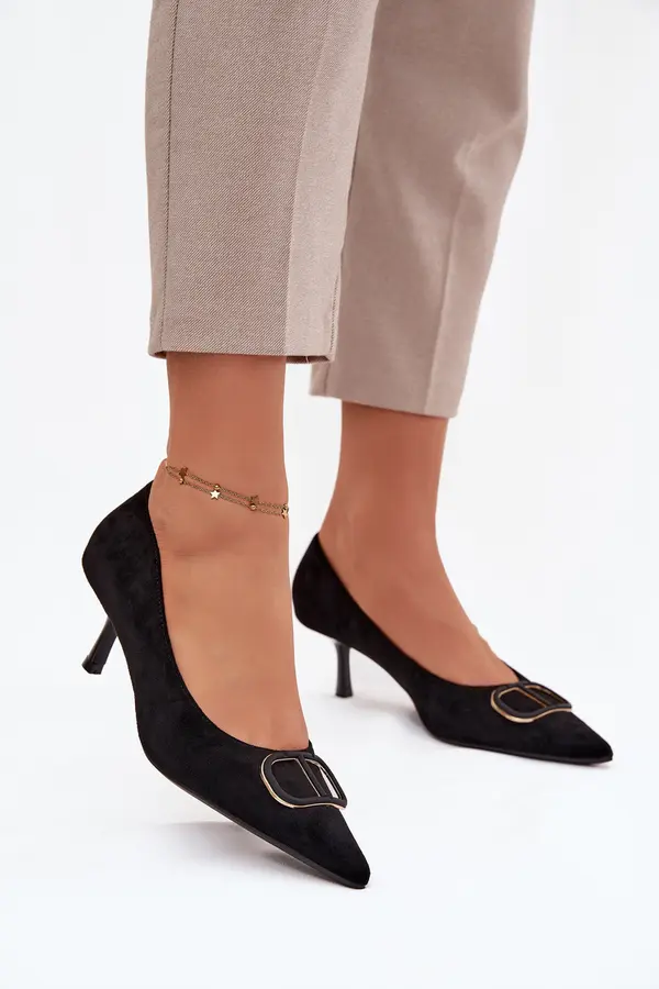 Boto Ženske salonarji z okrasnimi detajli Amelora