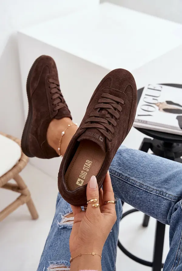 BIG STAR SHOES Ženske semiš superge Big Star