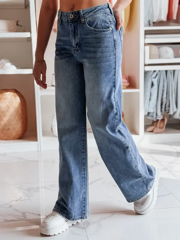 DStreet Ženske široke kavbojke BAGTRENDY