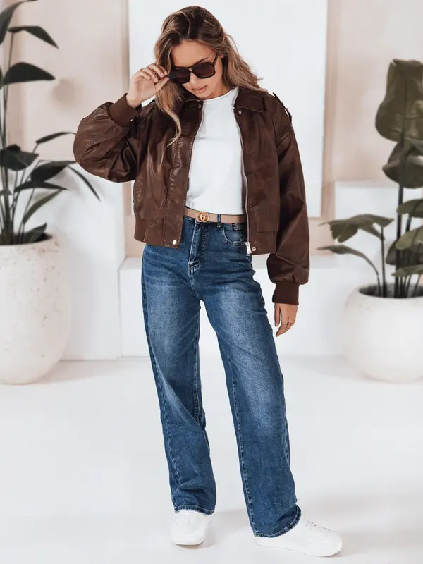 DStreet Ženske široke kavbojke modre barve Dstreet